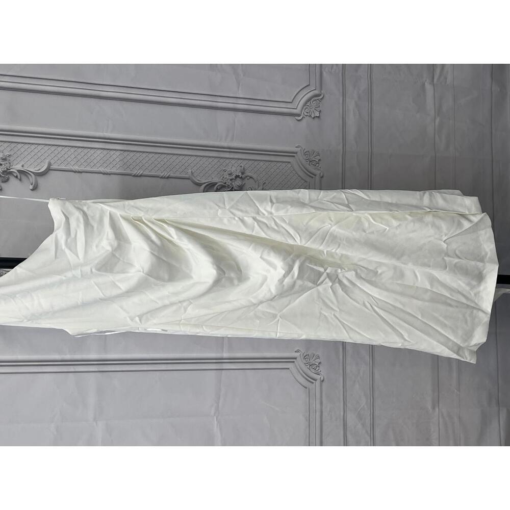 MISHA Estra Dress in Ivory maxi one shoulder - Picture 4 of 9